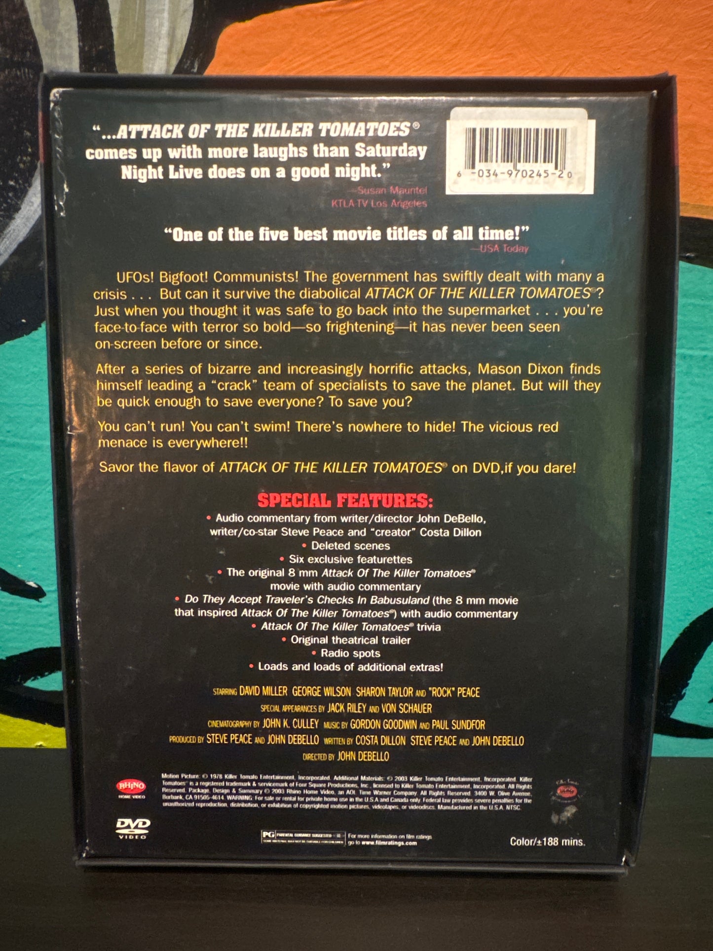 Attack of the Killer Tomatoes DVD
