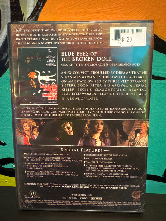 Blue Eyes of the Broken Doll DVD