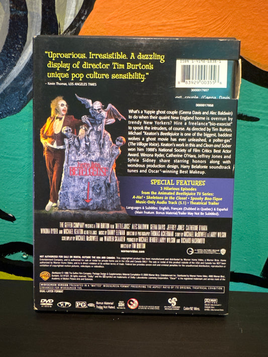 Beetlejuice DVD