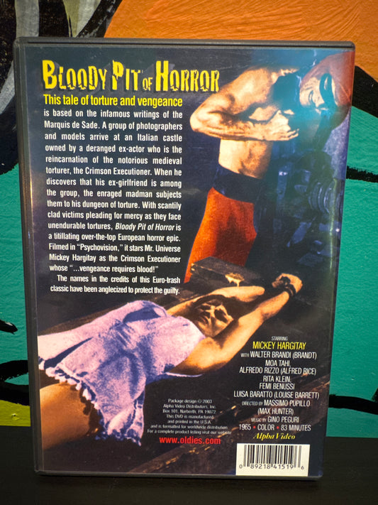 Bloody Pit of Horror DVD