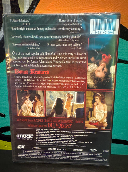 Blood of Dracula DVD