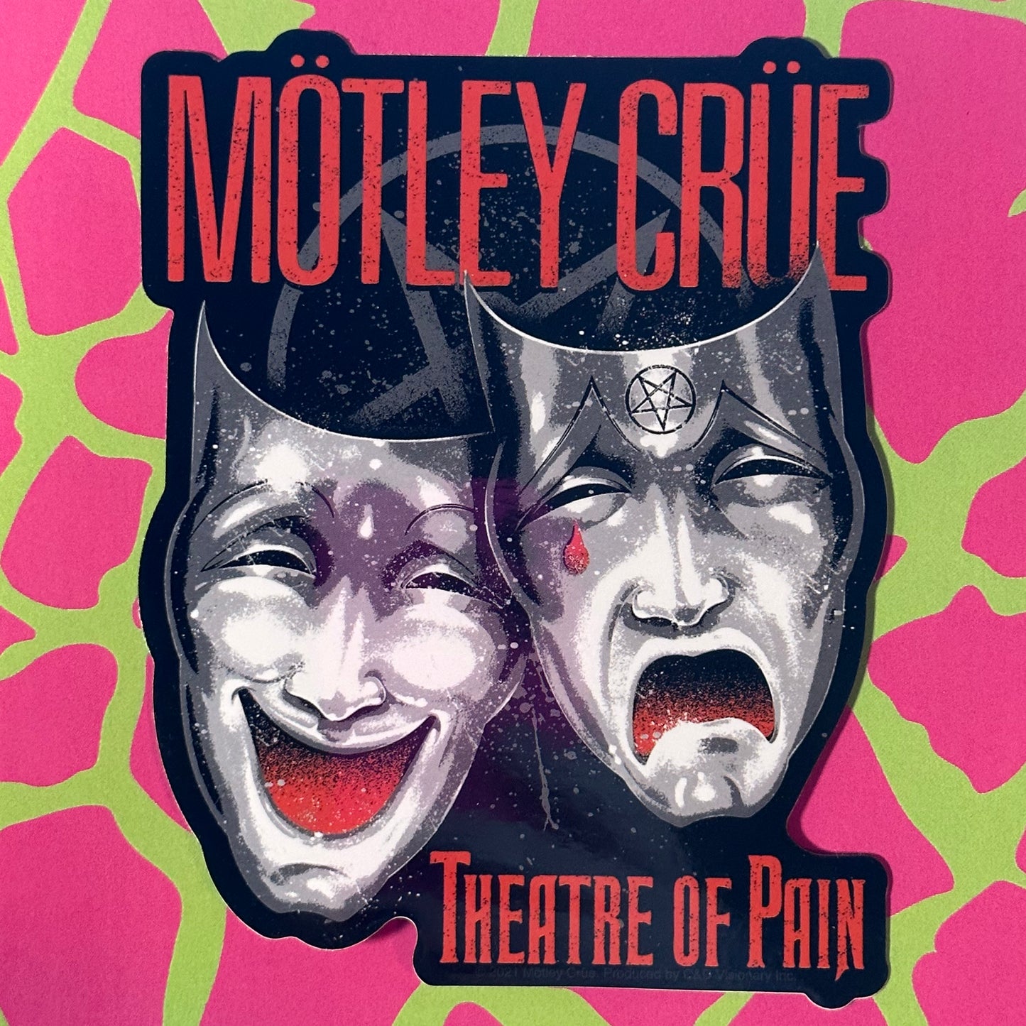 Motley Crue Theatre Sticker