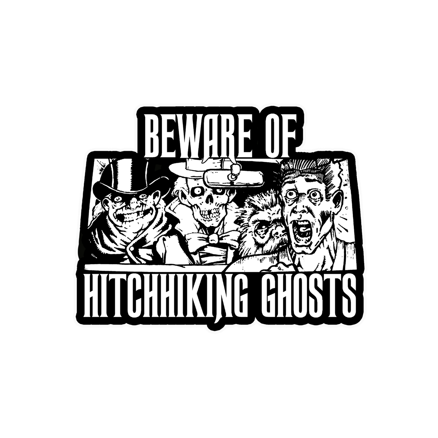 Hitchhiking Ghosts Vinyl Decal