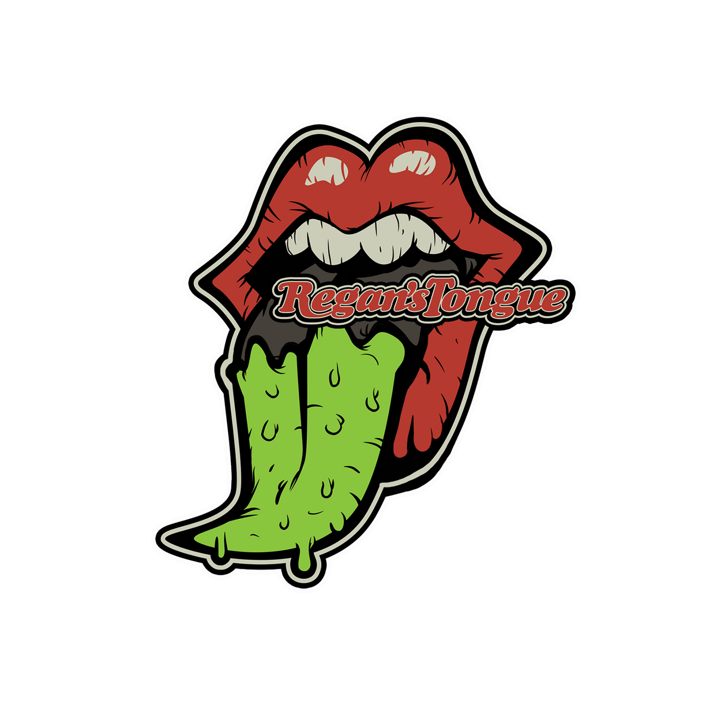 Regan's Tongue Vinyl Decal