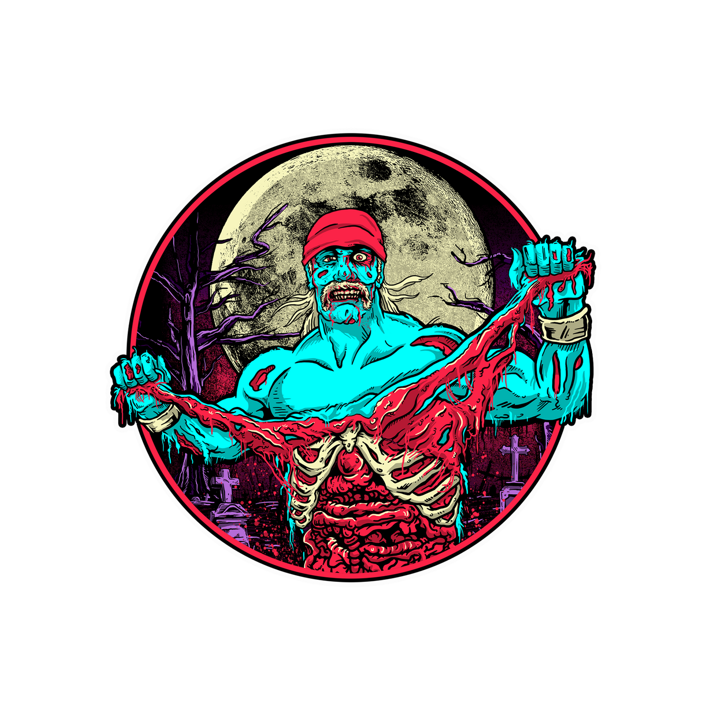 Zombie Hulk Vinyl Decal
