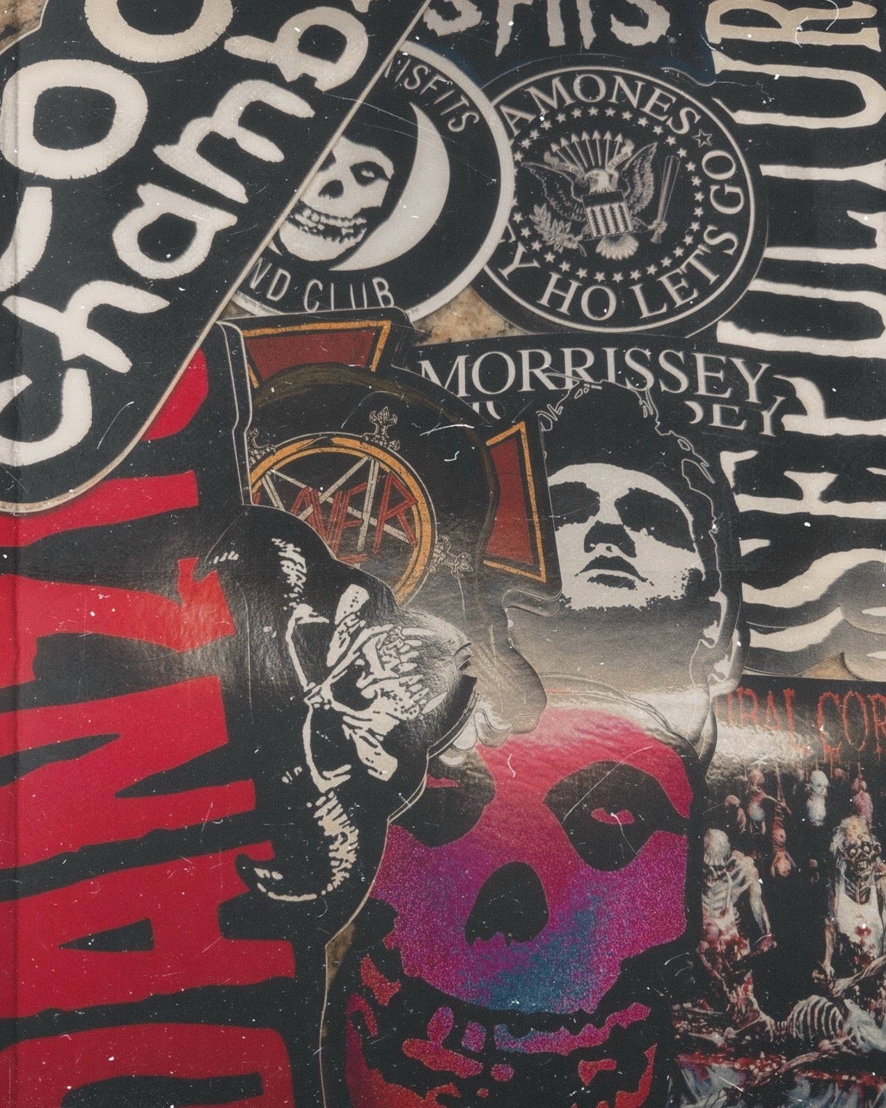 VINTAGE BAND STICKERS
