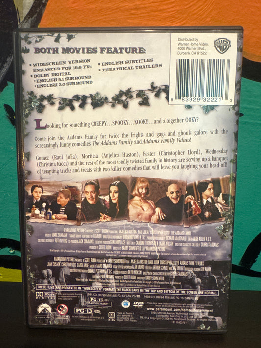 The Addams Family / Addams Family Values DVD