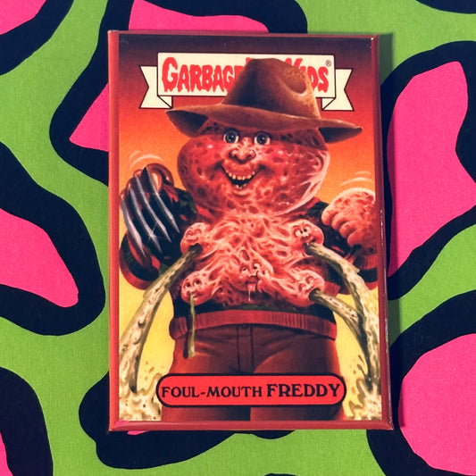 Garbage Pail Kids Foul Mouth Freddy Magnet