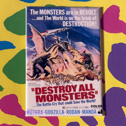 Destroy All Monsters Magnet