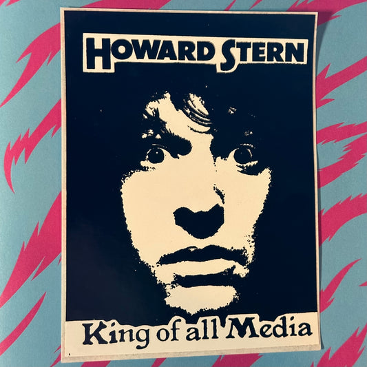 Howard Stern King Sticker