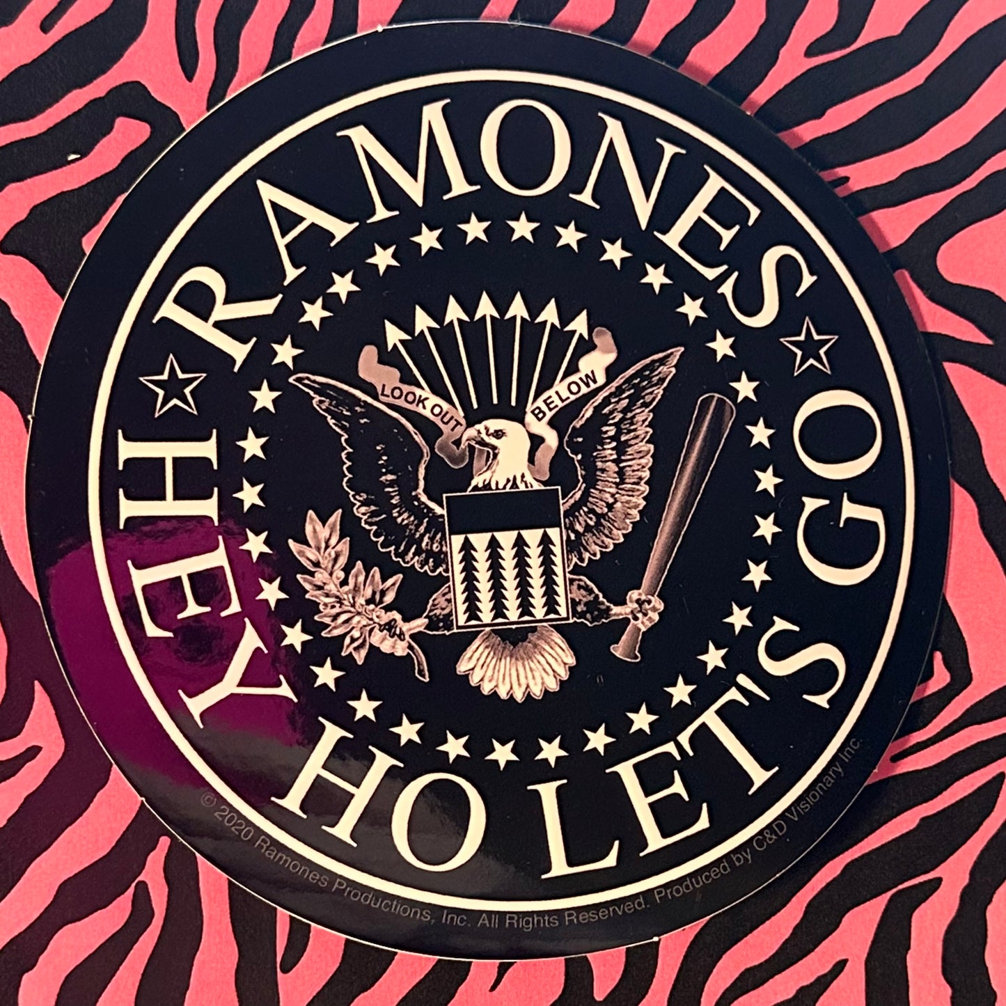 Ramones Let's Go Sticker