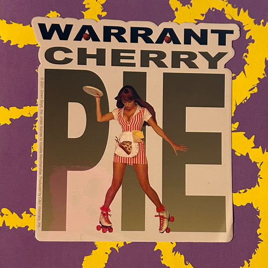 Warrant Cherry Pie Sticker