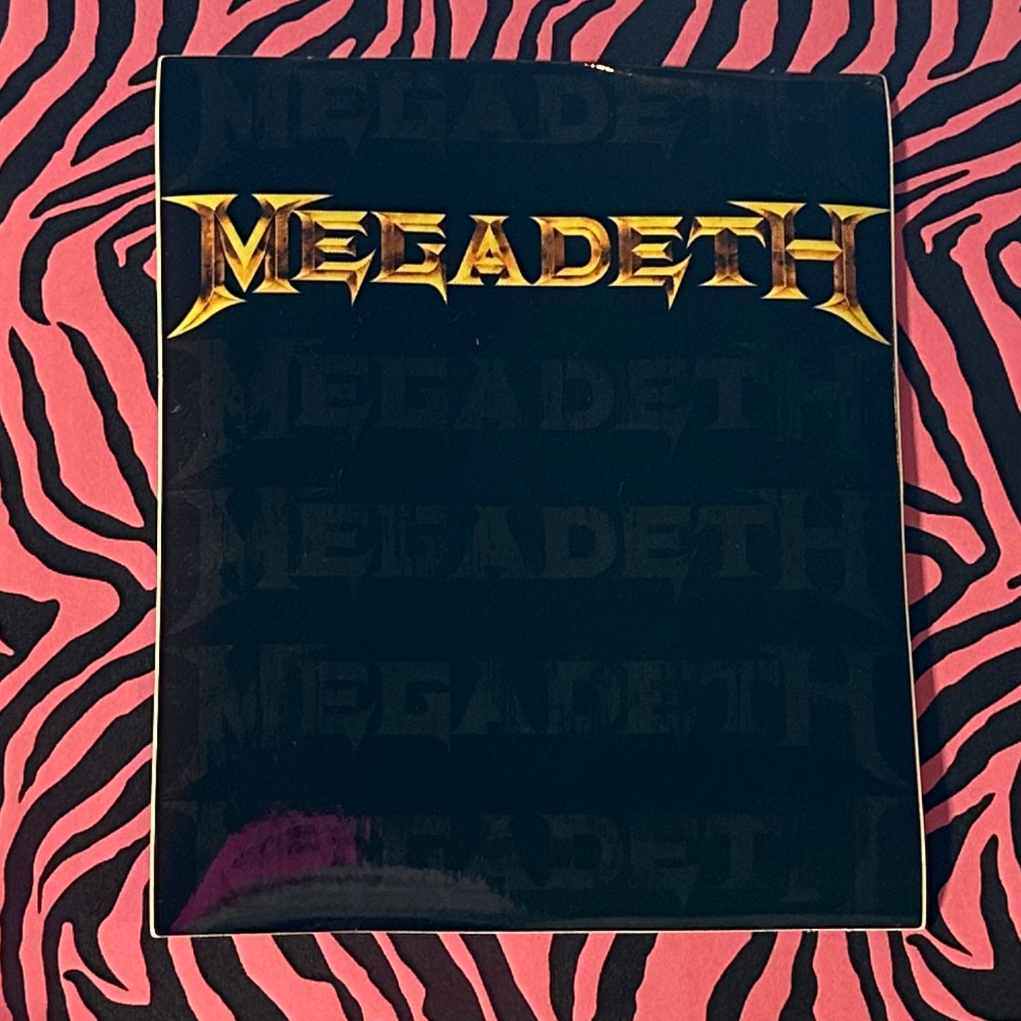 Megadeth Block Sticker