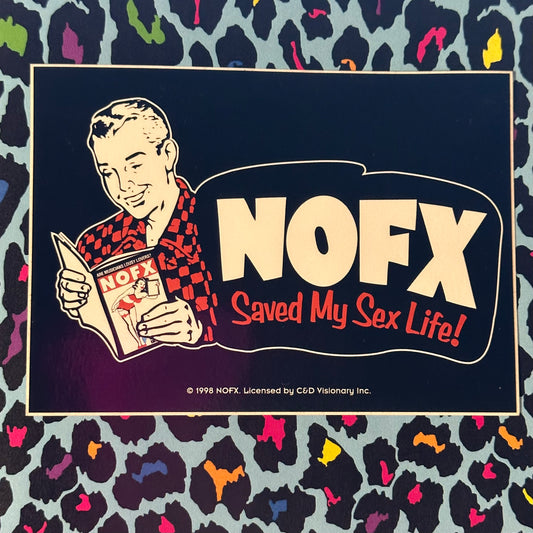 NOFX Saved My Sex Life Sticker