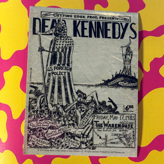 Dead Kennedys Warehouse Sticker