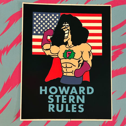 Howard Stern Rules Sticker