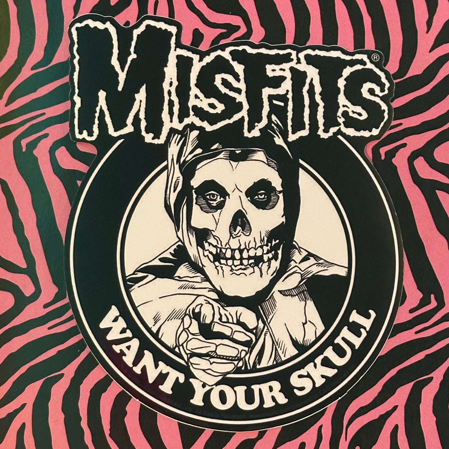 Misfits Want Your Skull Sticker