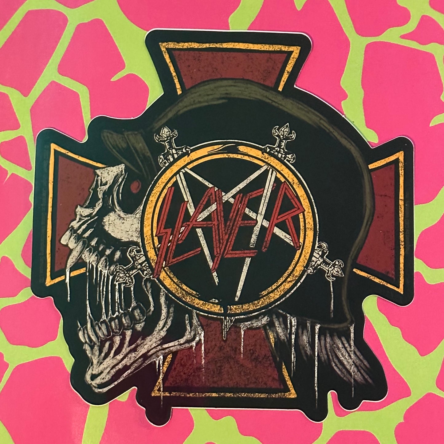 Slayer Iron Cross Sticker