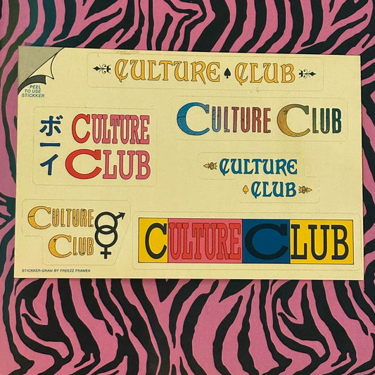 Culture Club Sticker Set