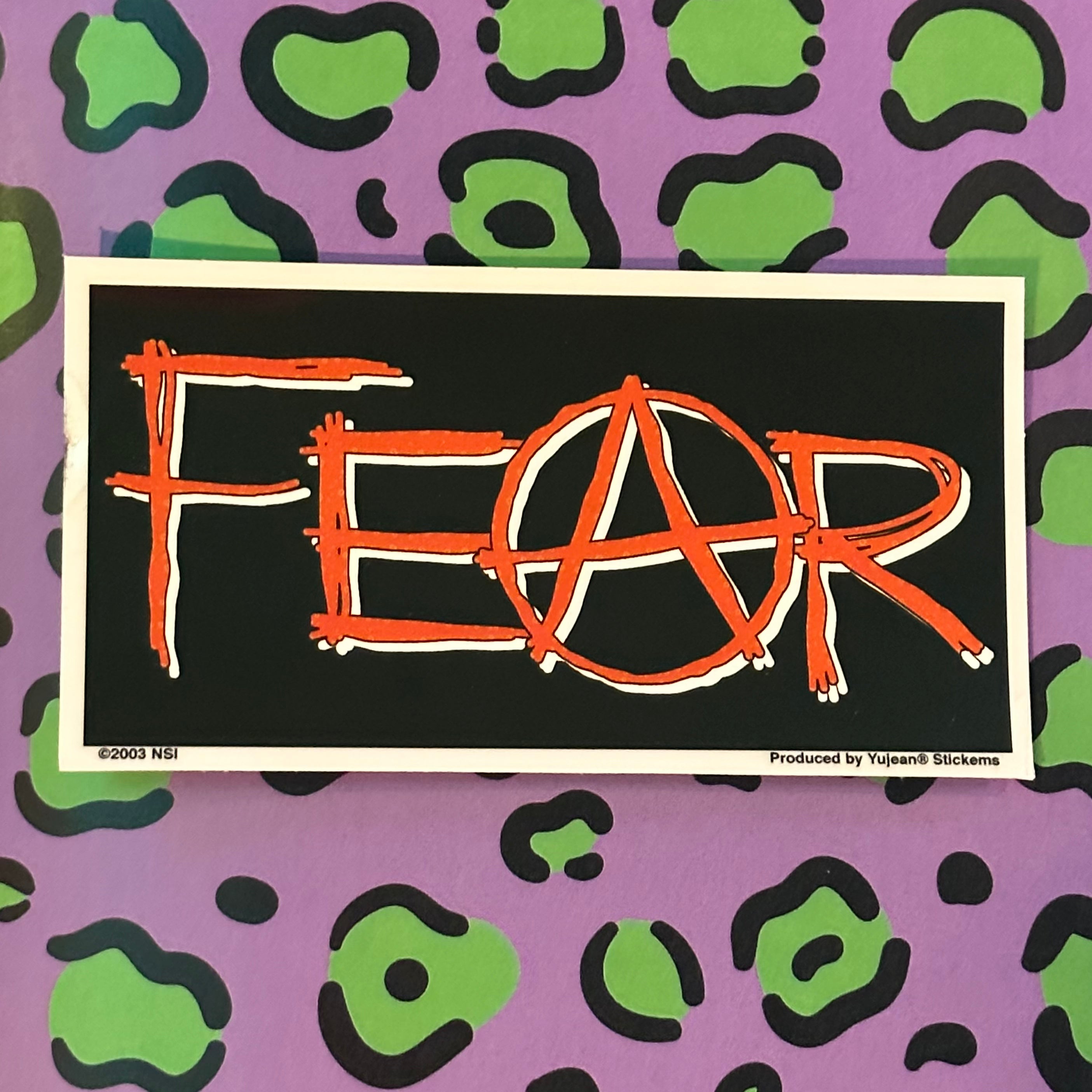 FEAR Sticker – HouseOfMonsters