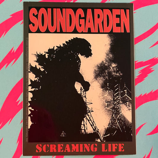 Soundgarden Godzilla Sticker