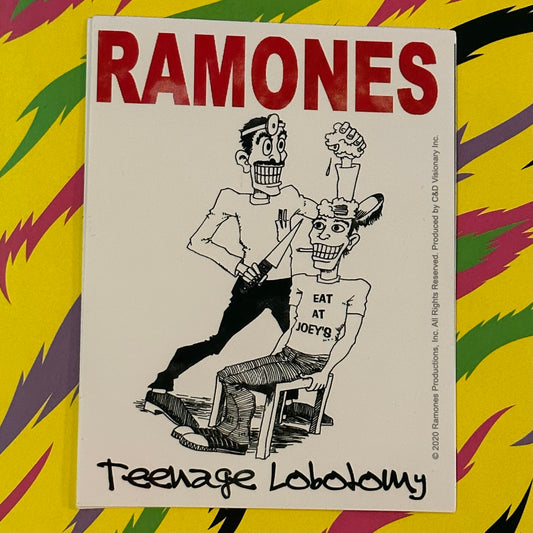 Ramones Teenage Lobotomy Sticker