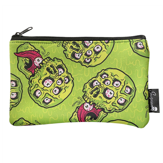 Gnarly Skull Zip Pouch