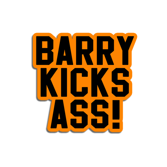 Barry Vinyl Decal