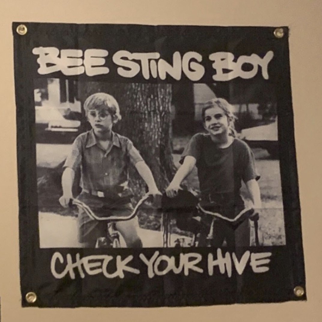 Bee Sting Boy Wall Tapestry