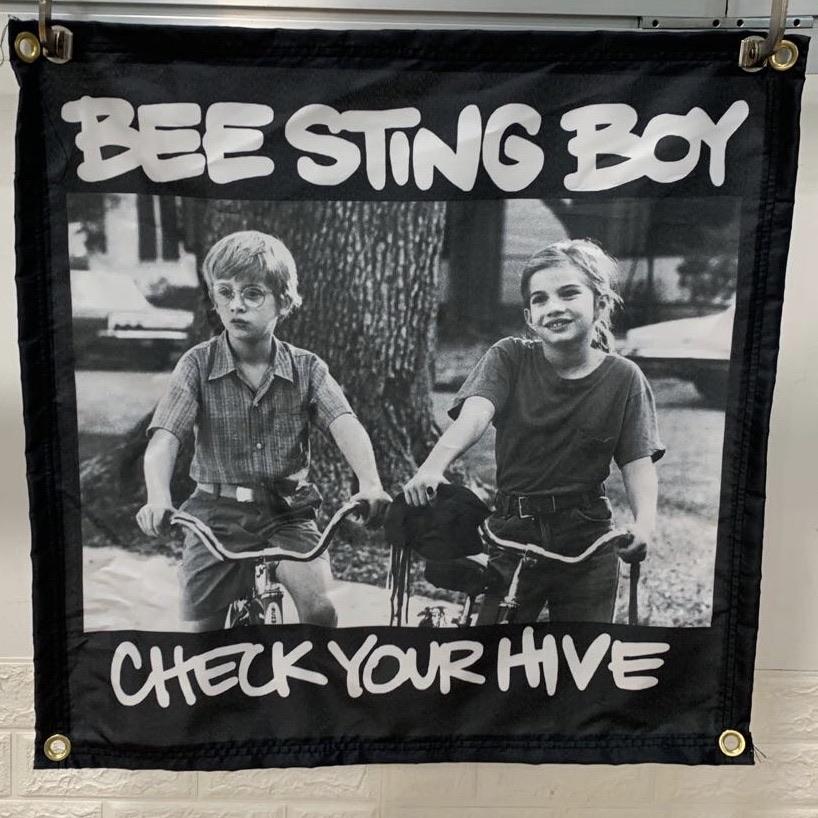 Bee Sting Boy Wall Tapestry