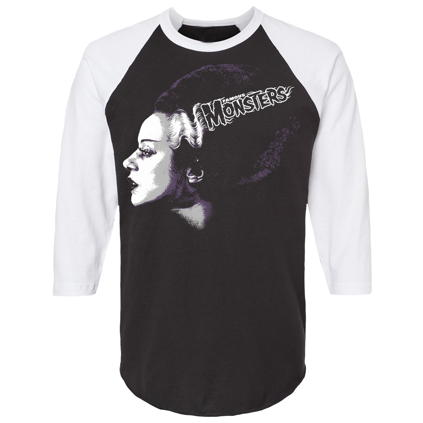 Bride of Frankenstein Baseball Tee