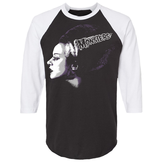 Bride of Frankenstein Baseball Tee