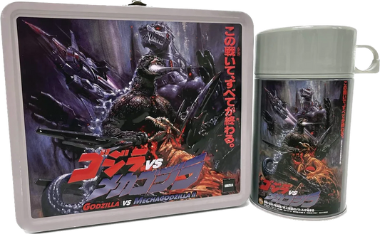 Godzilla vs Mechagodzilla Lunchbox with Thermos