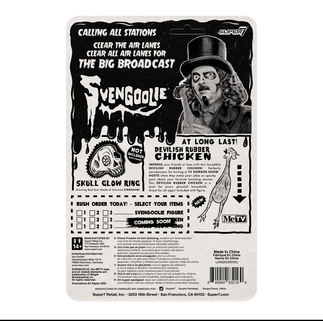 Svengoolie 3.75” Figure