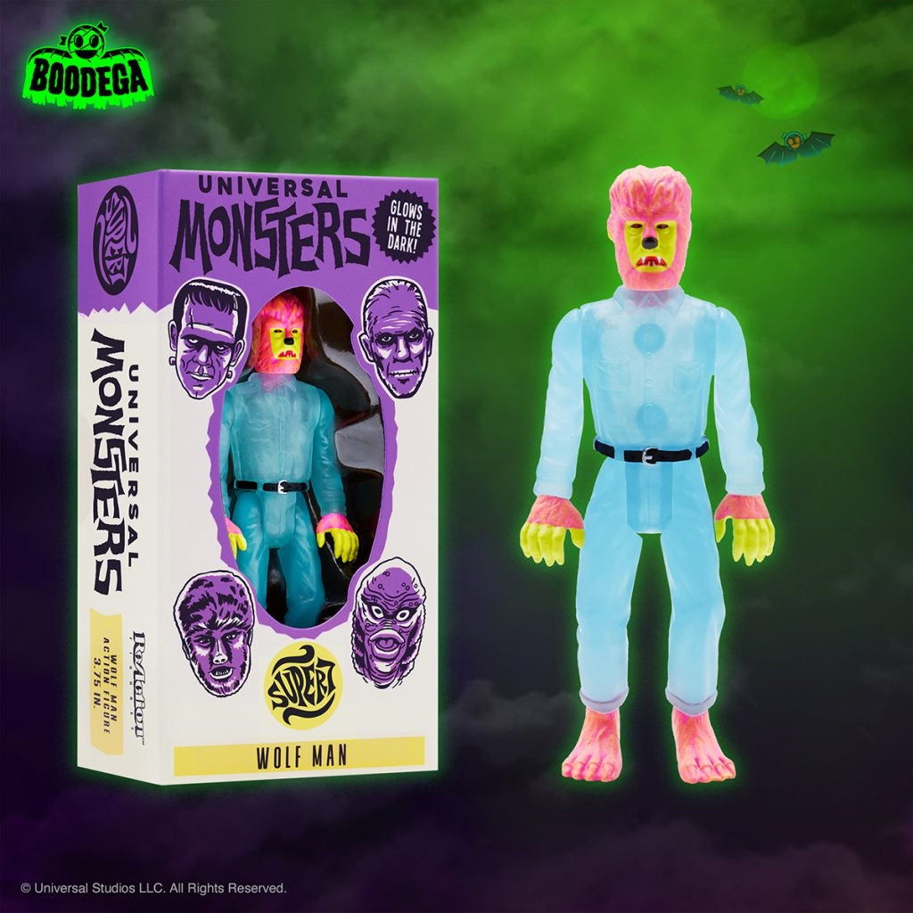 Wolf Man Glow In The Dark 3.75” Figure