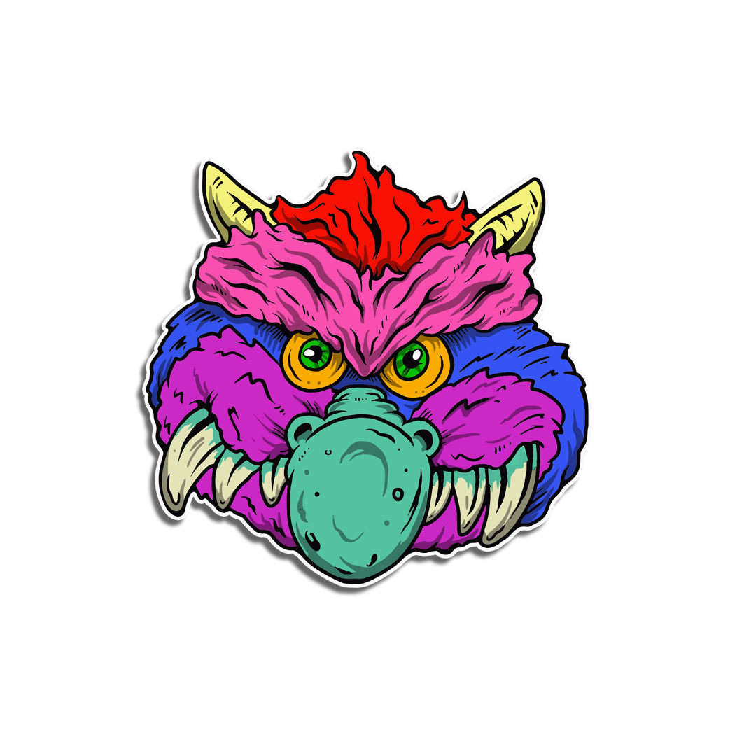 Pet Monster Vinyl Decal