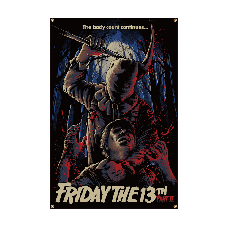 Friday The 13th Part 2 Wall Tapestry