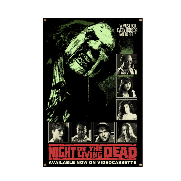 Night of the Living Dead 1990 Wall Tapestry